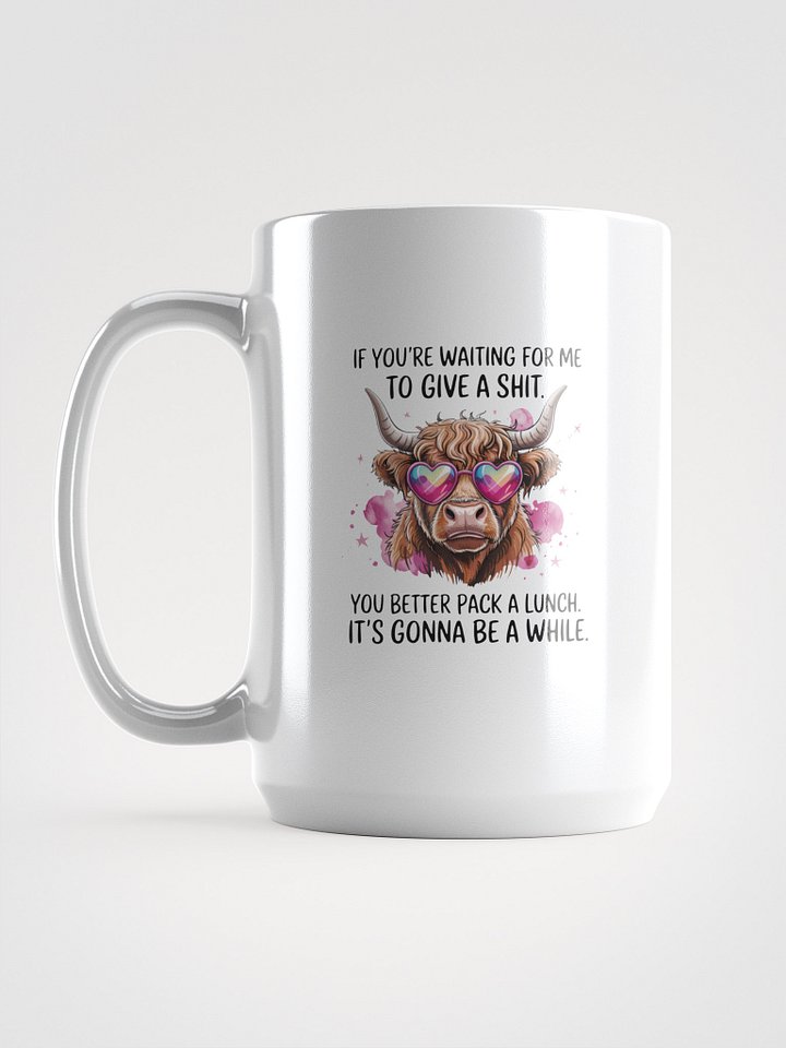 Highland Cow Heart Sunglasses Mug product image (1)