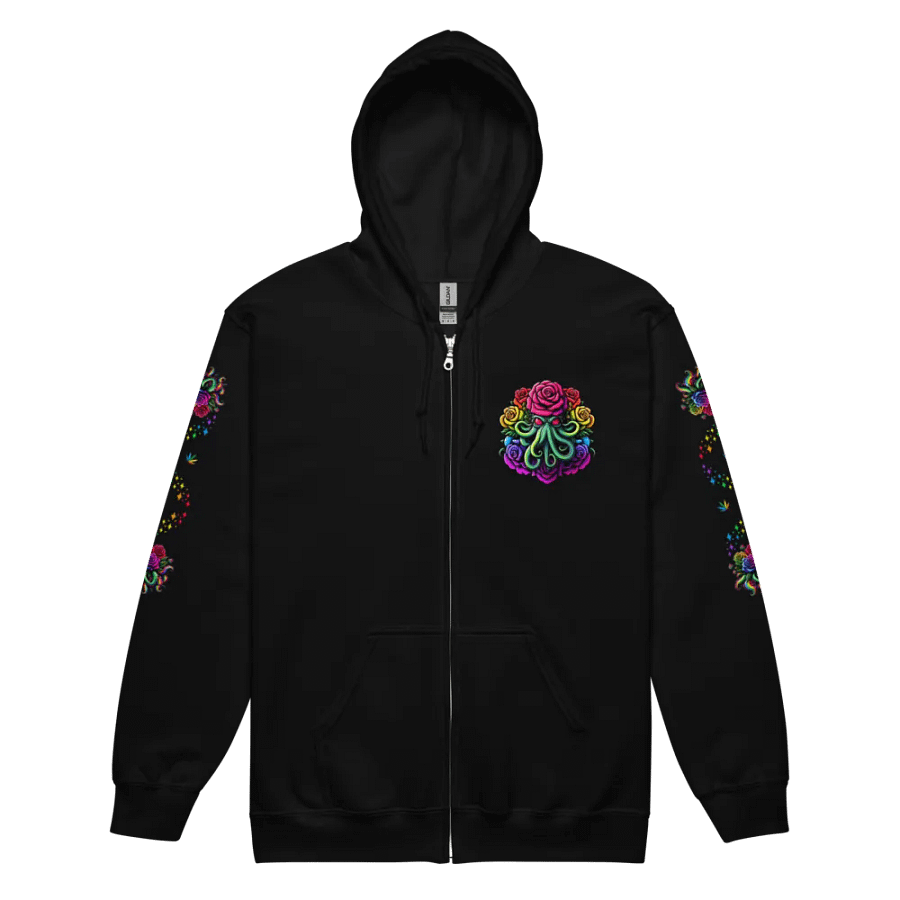 PRIDE Cthulhu Royalty Hoodie Zip-Up (Lots of Colors!) (Up to 5xl!) product image (7)