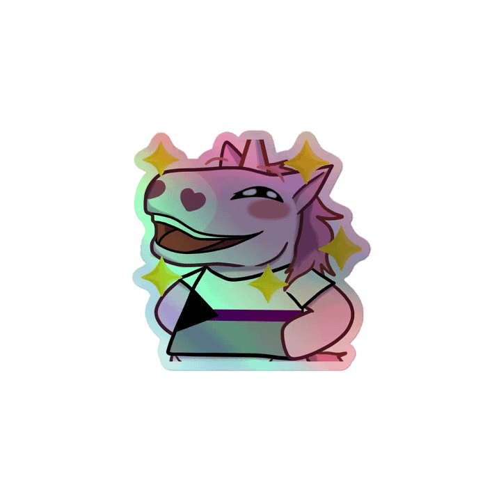 DEMI Pride Holographic Sticker product image (1)