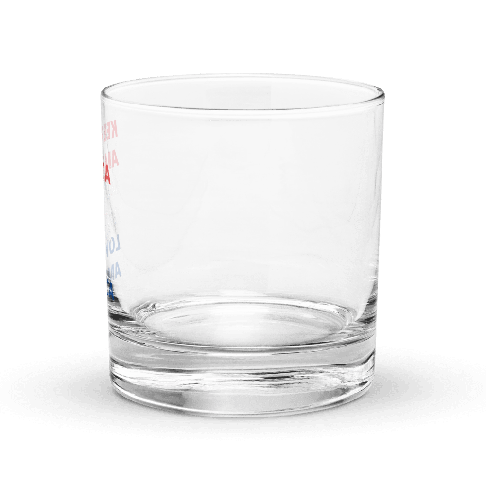 K A M A L A Red, White and Blue Chromatic Rocks Glass product image (2)