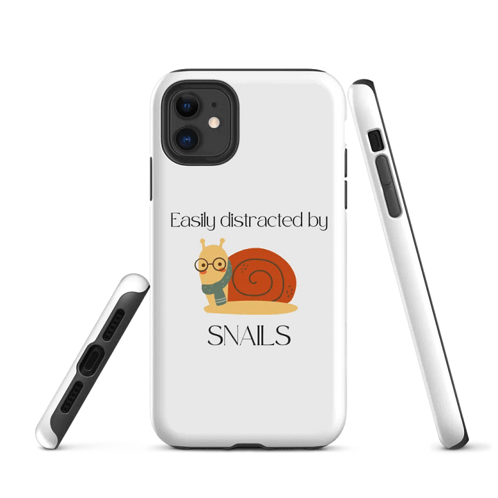 Easily Distracted By SNAILS Tough Case for iPhone® product image (1)