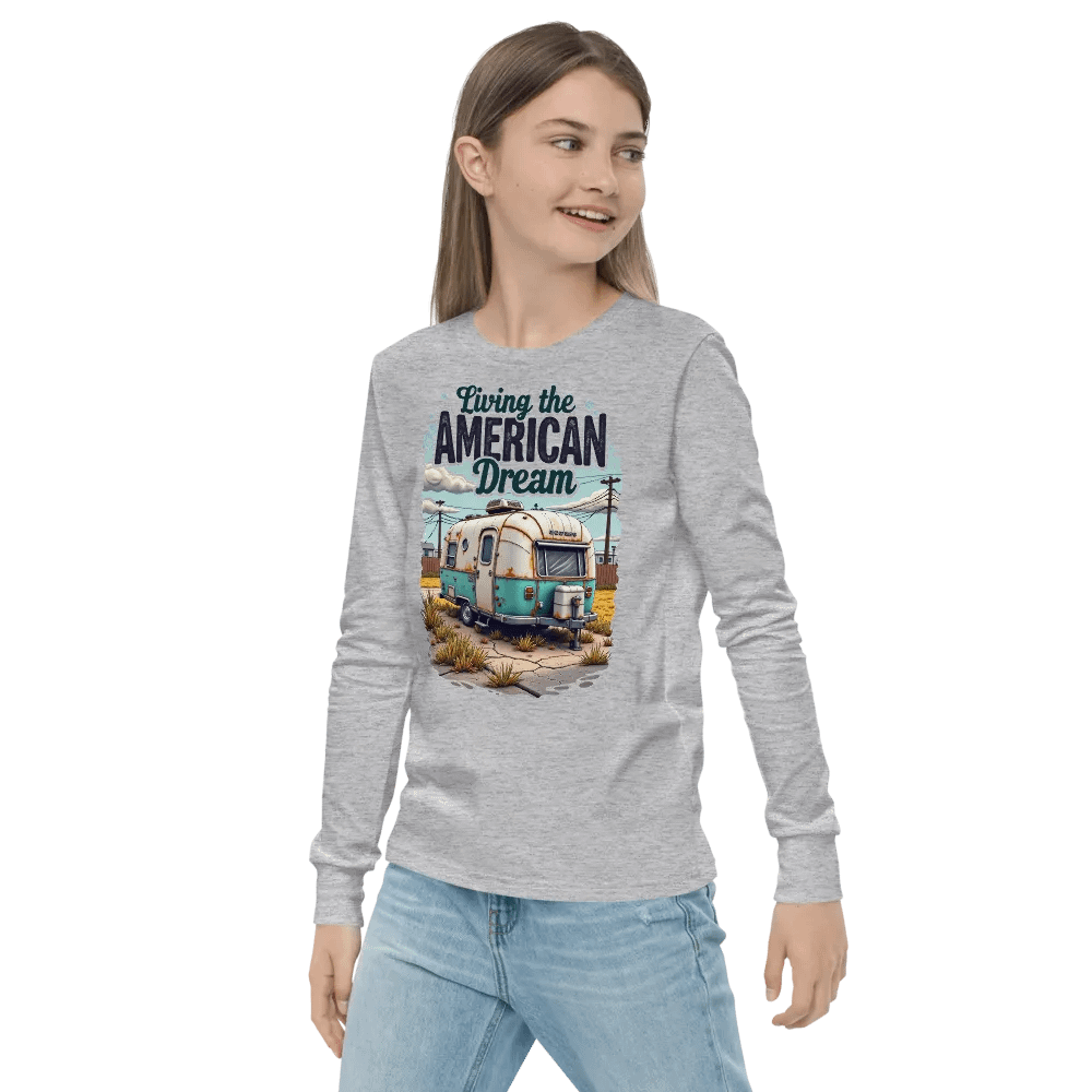Vintage American Dream Camper Long Sleeve Tee product image (10)