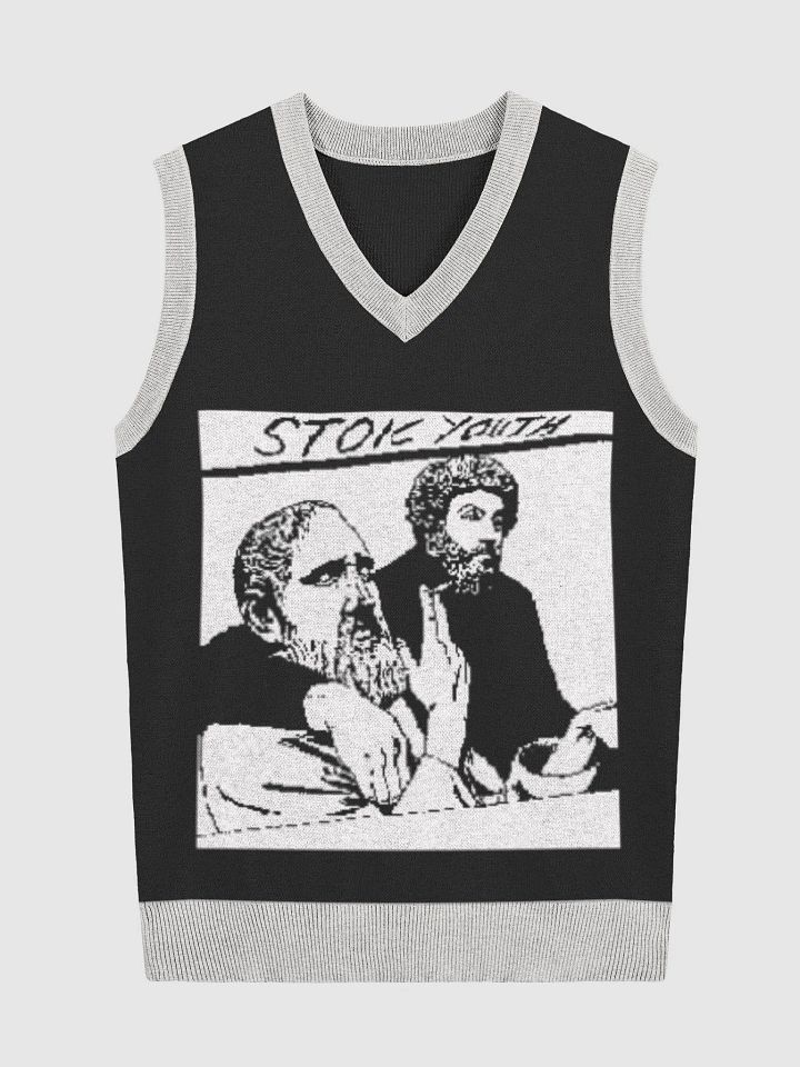 Stoic Youth Knitted V-Neck Vest product image (1)