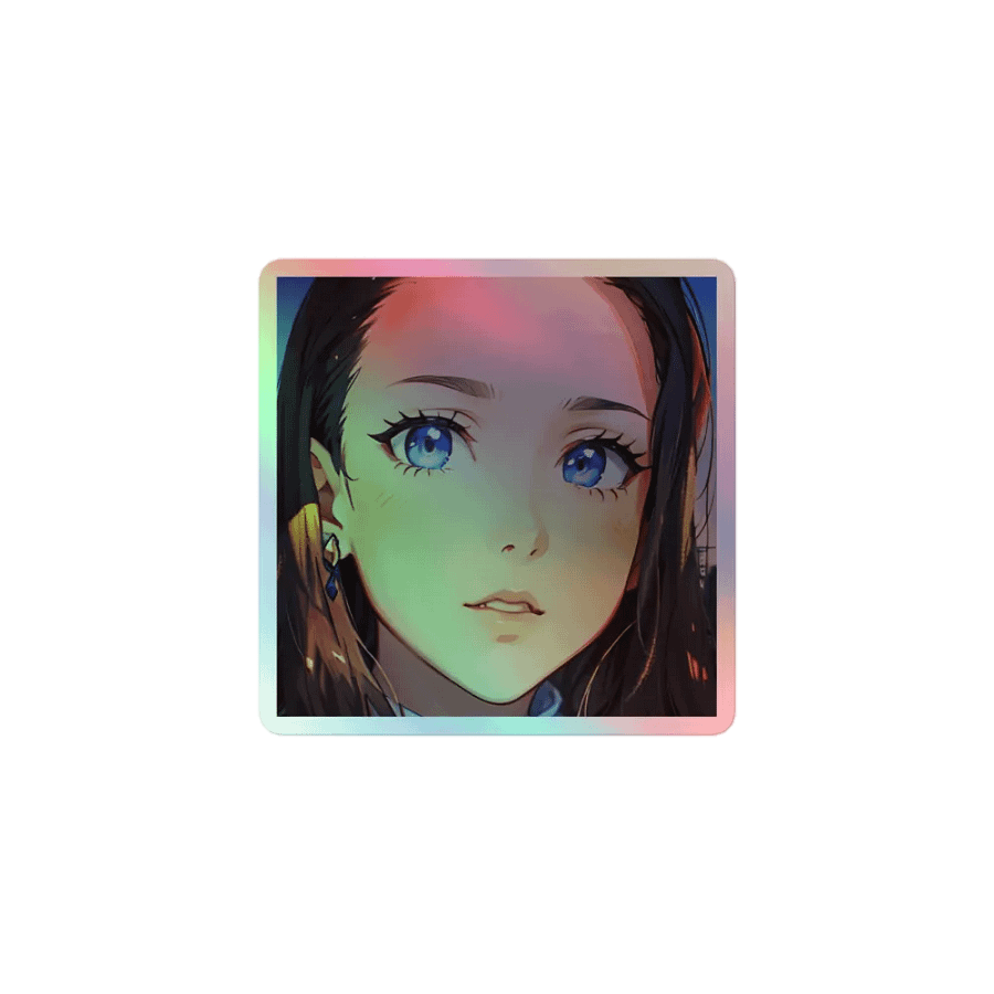 Just_Loopy Holo sticker product image (1)