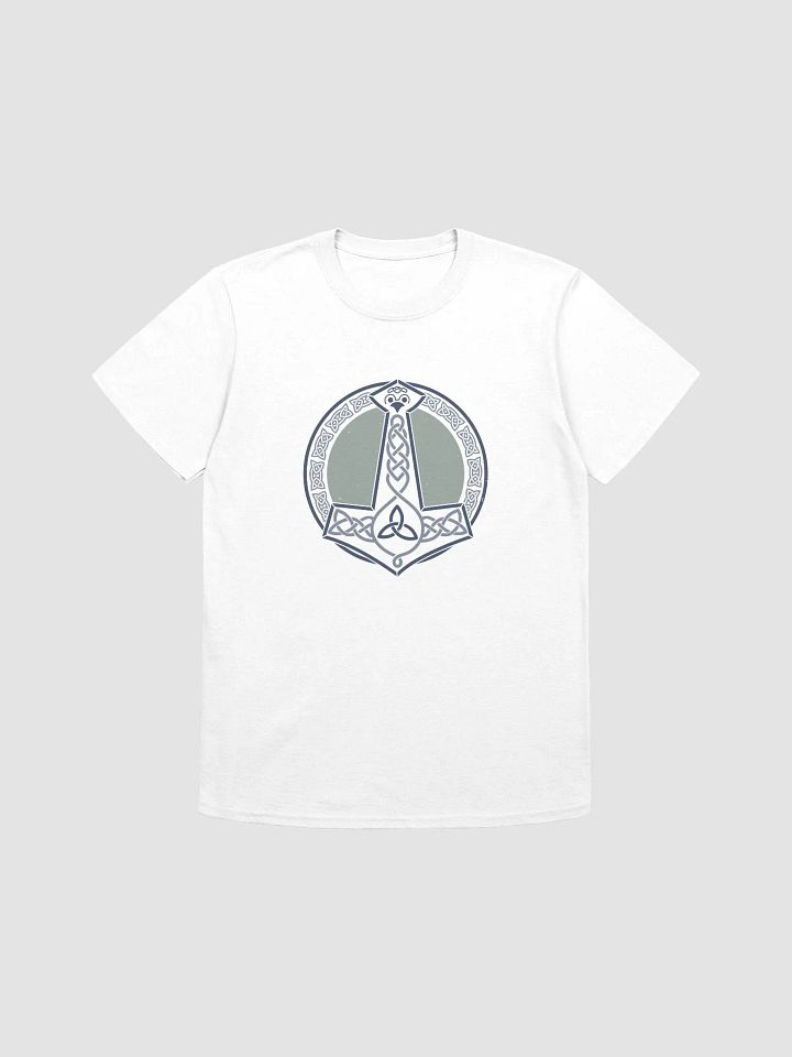 Blue Thor's Hammer Unisex T-shirt product image (1)