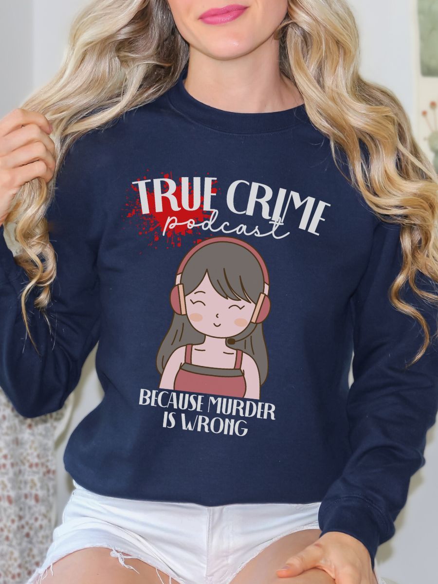 True Crime Podcast Girl 2 Sweatshirt product image (19)