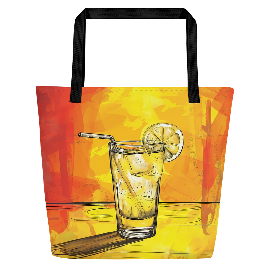 Tote Bag: Refreshing Lemonade Vibrant Summer Bold Graphic Colors Art Style Design product image (3)