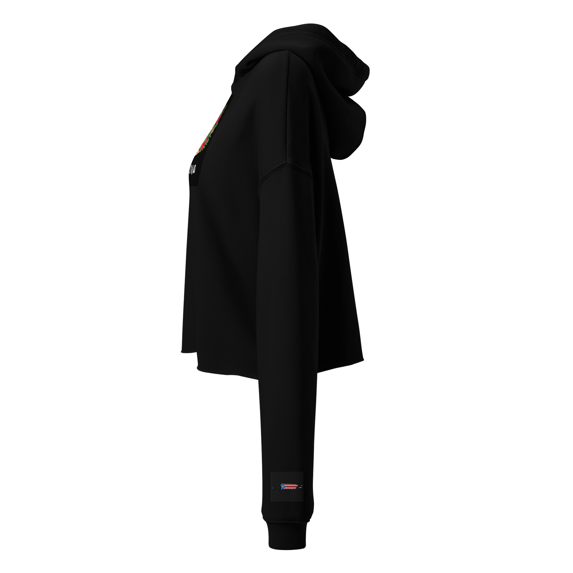 Boricua Vibes Crop Hoodie product image (2)