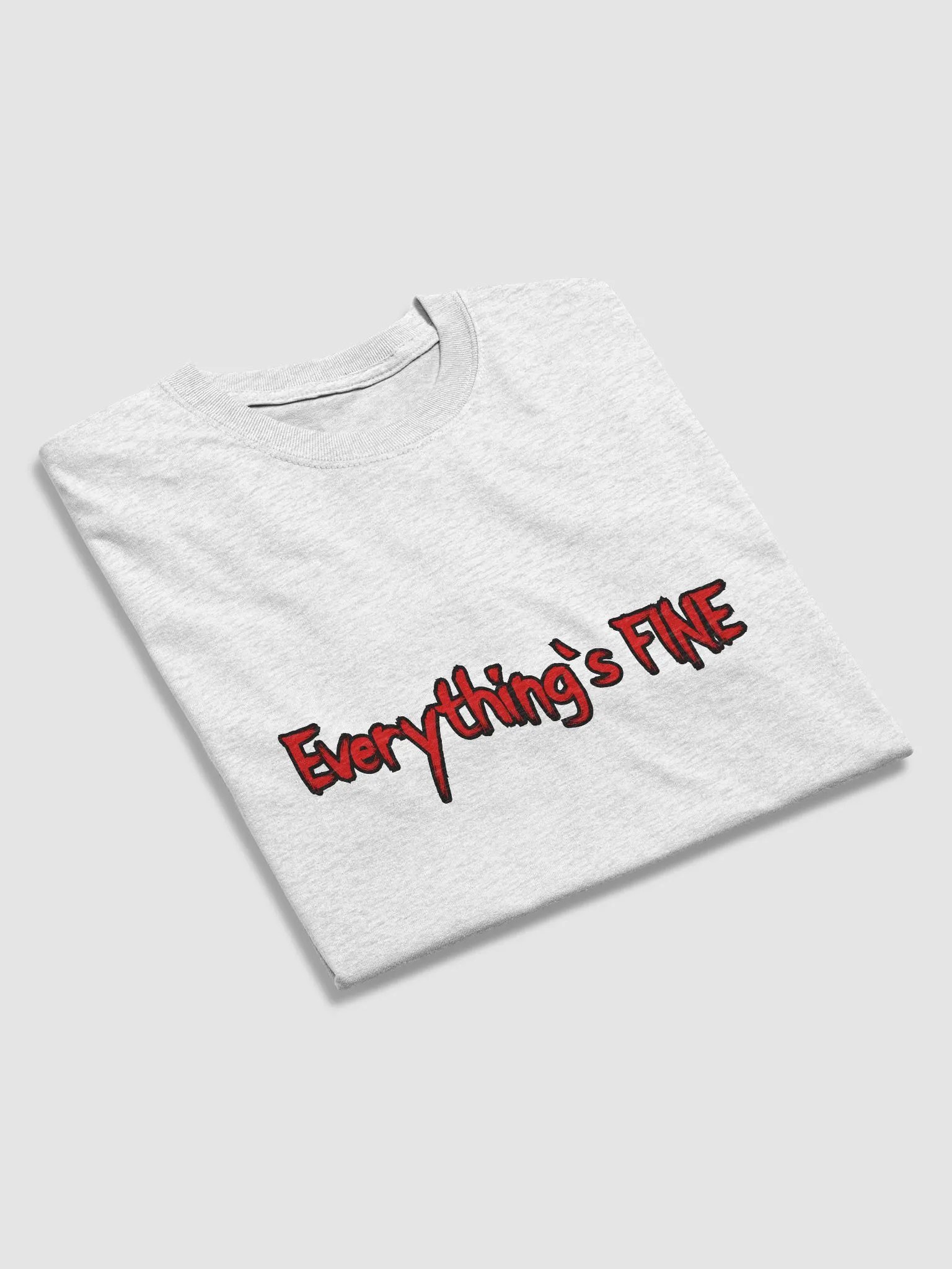 Everything's FINE Gildan Heavyweight T-Shirt product image (39)