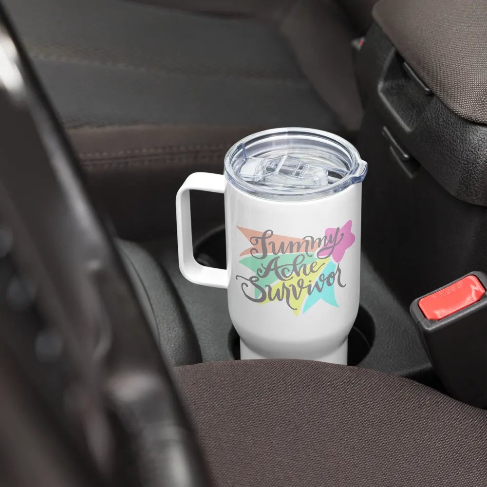 tummy ache survivor travel mug product image (8)
