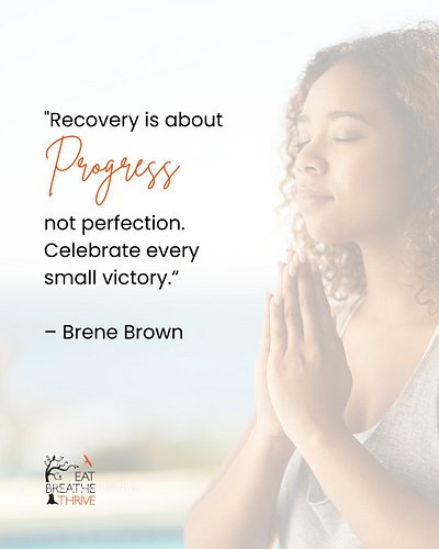 Recovery isn’t about having everything figured out or doing it perfectly, it’s about the gradual steps that add up over time....