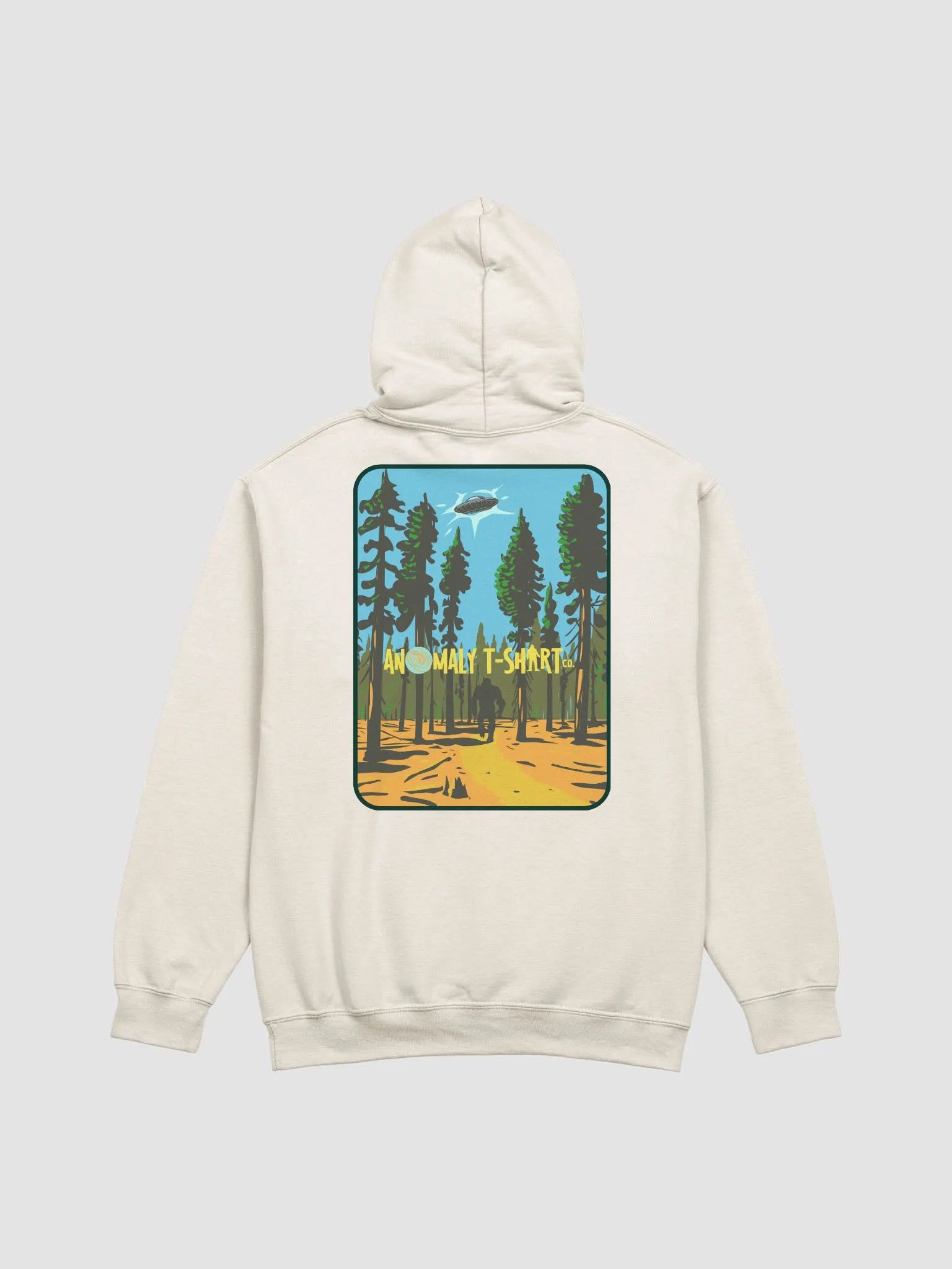 Pine Forest Bigfoot UFO Hoodie product image (4)