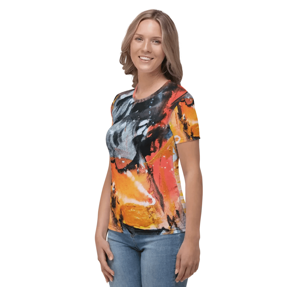 original watercolour painting printed on t shirt product image (3)
