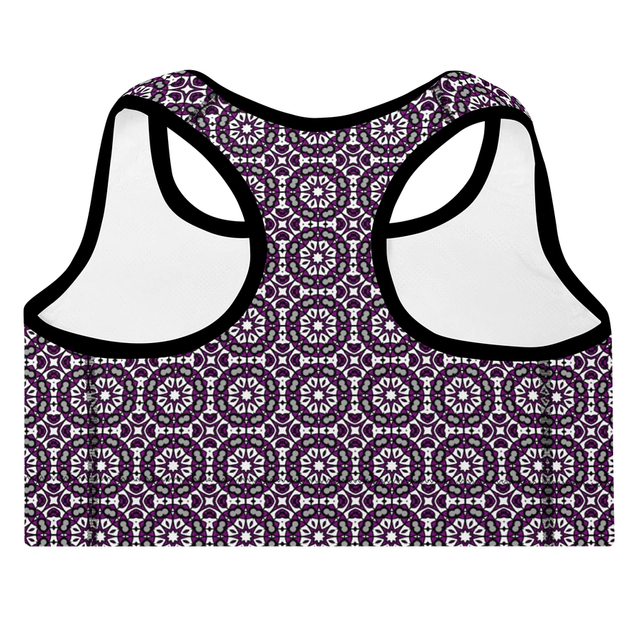 Asexual Abstract (1) - Padded Sports Bra product image (4)