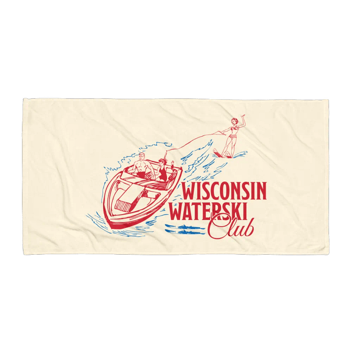 Wisconsin Waterski Retro Towel product image (1)