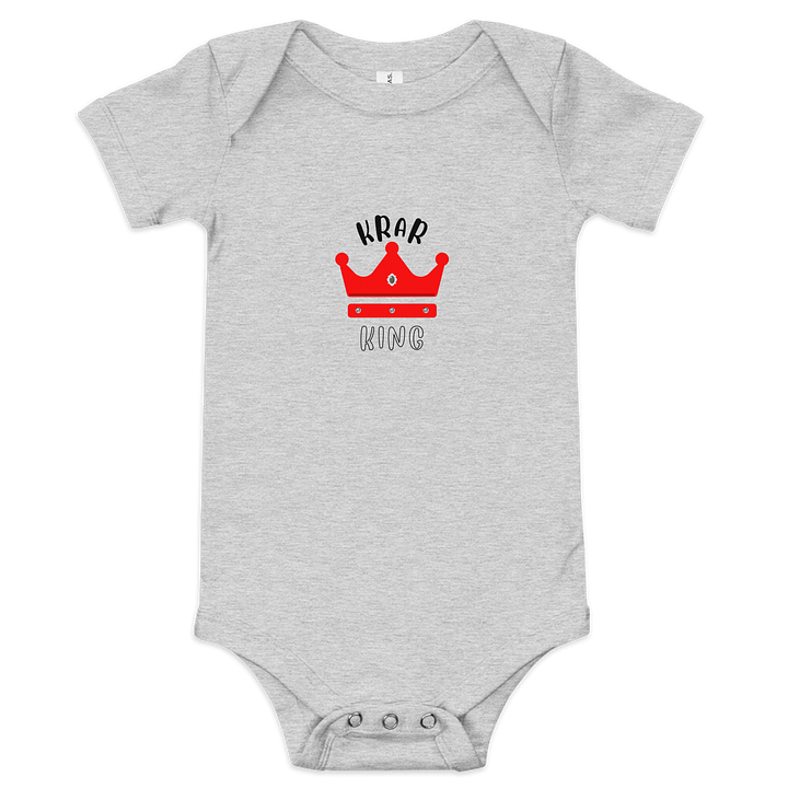 KRAR KING Baby Boy Short Sleeve One Piece product image (2)