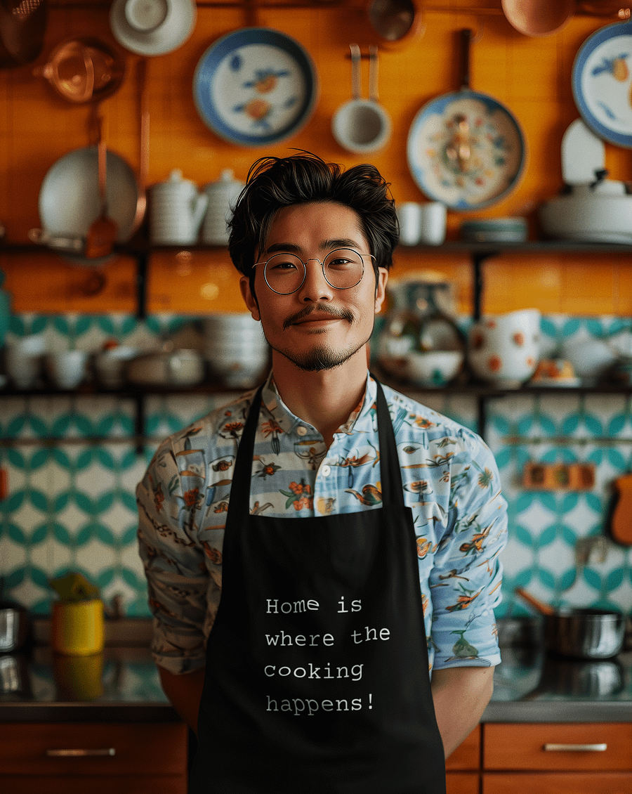 Home is where the cooking happens! 100% Organic Cotton Apron product image (1)
