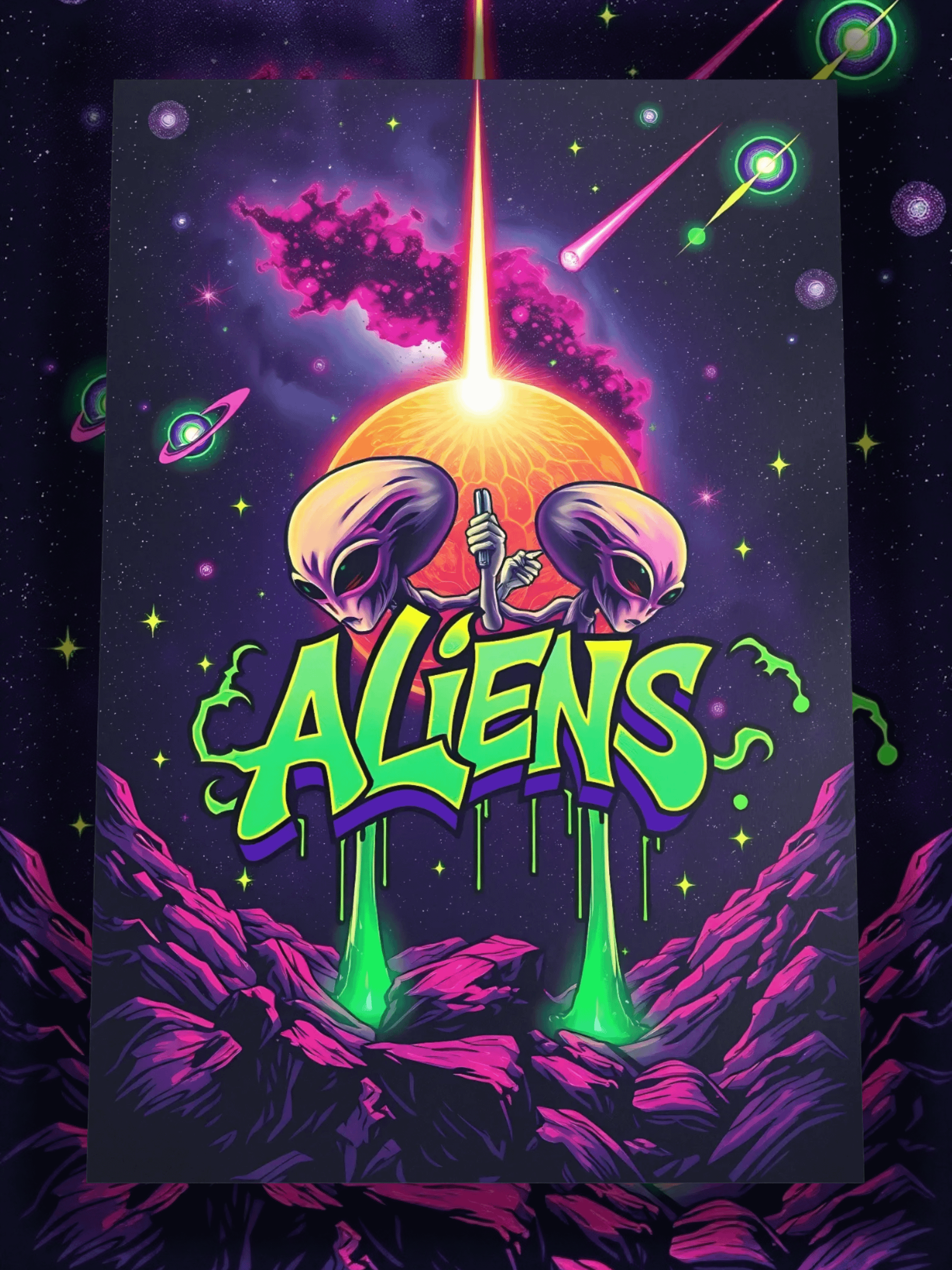 Too Galactic to Care – Stressed? That’s an Earth problem product image (3)