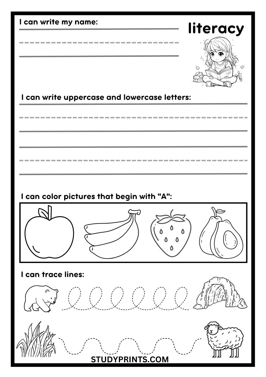 kindergarten morning worksheets product image (1)