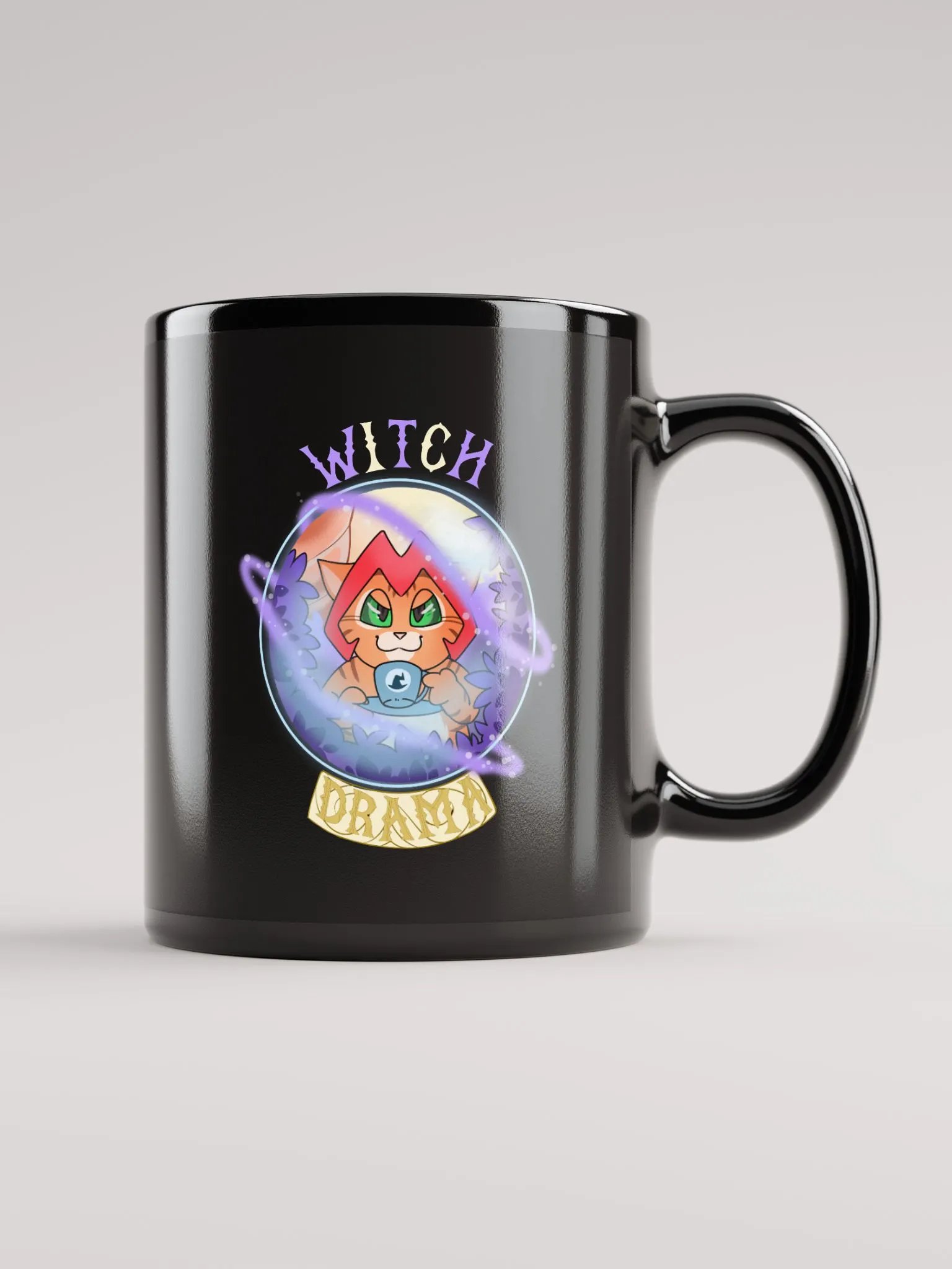 Witch Drama (Crystal Ball) - Black Mug product image (1)