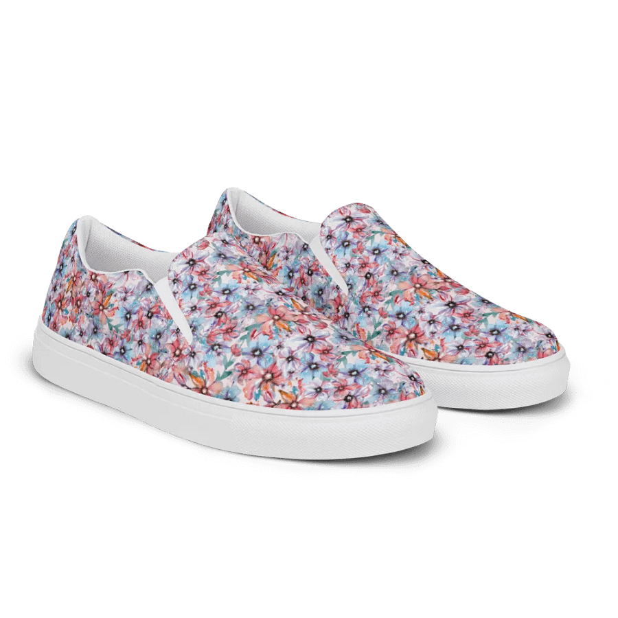 Flower Garden Women Canvas Shoes product image (2)