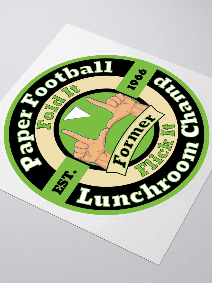 Paper Football Champ Sticker product image (3)