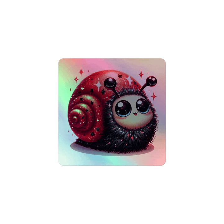 Galactic Snail Holographic Sticker Sheet product image (1)
