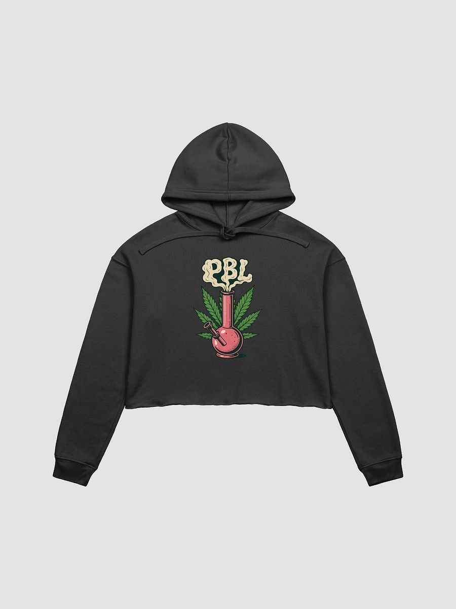 Pink Bong Ladies Cropped Hoodie product image (1)