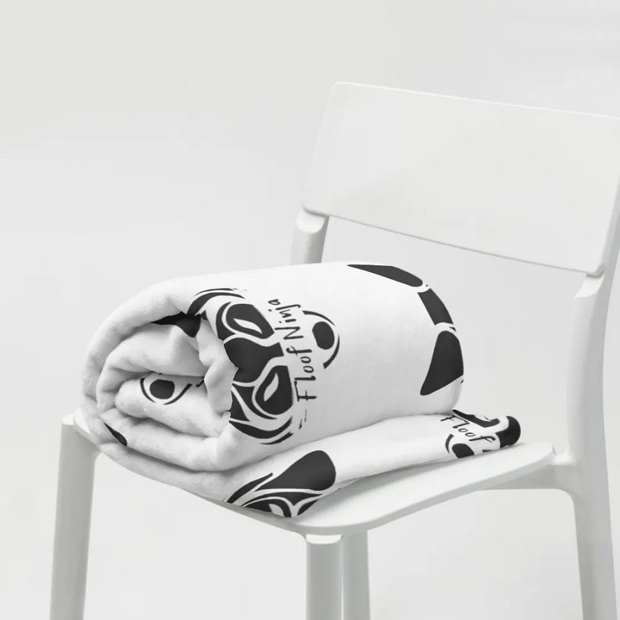 Floof Ninja Throw Blanket - 50″ × 60″ (127 × 153 cm) product image (7)