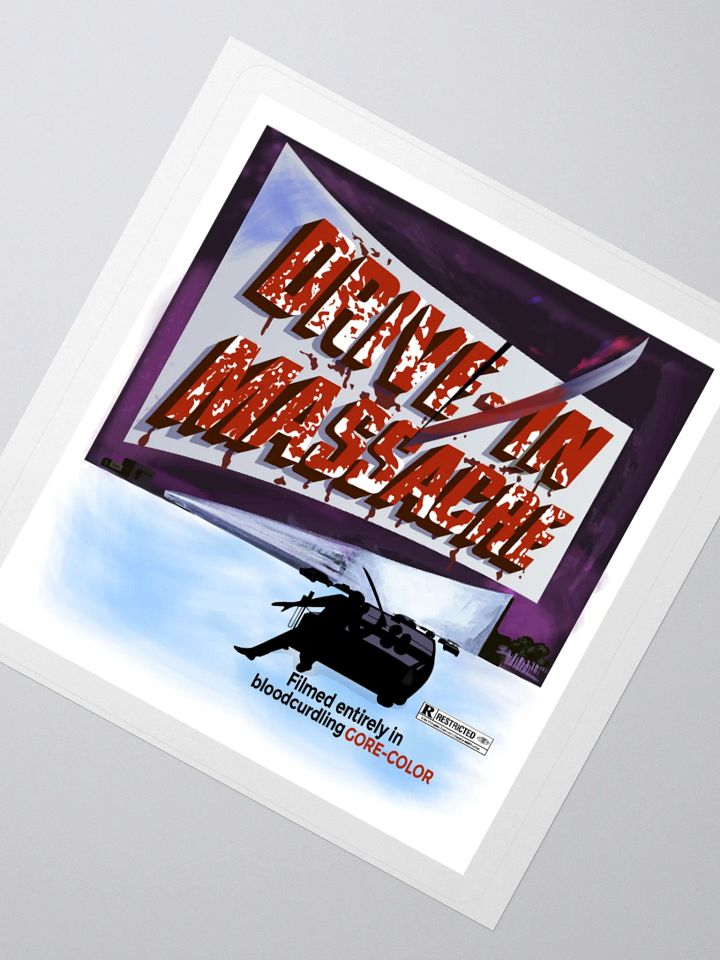 Drive-In Massacre | Kiss Cut Sticker product image (2)