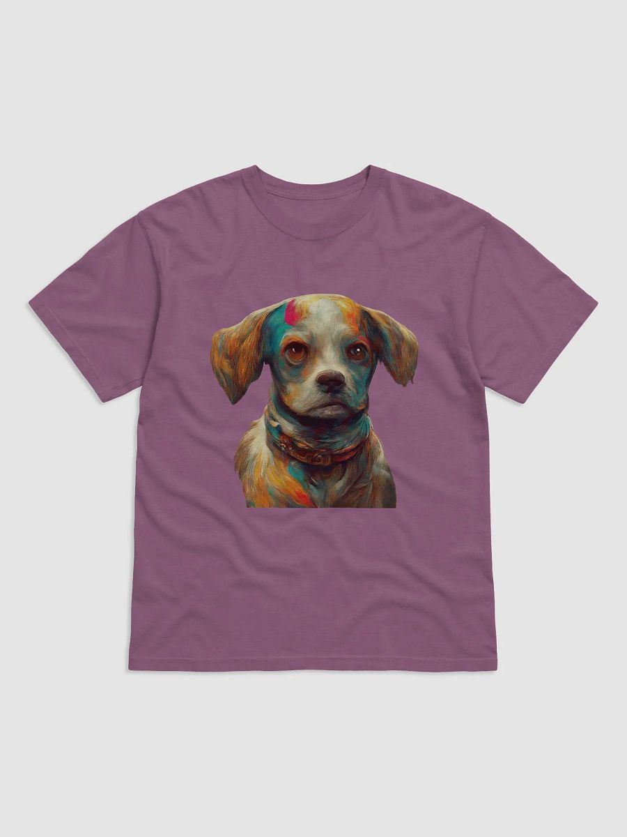 Vibrant Dog Artwork Heavyweight T-Shirt product image (7)
