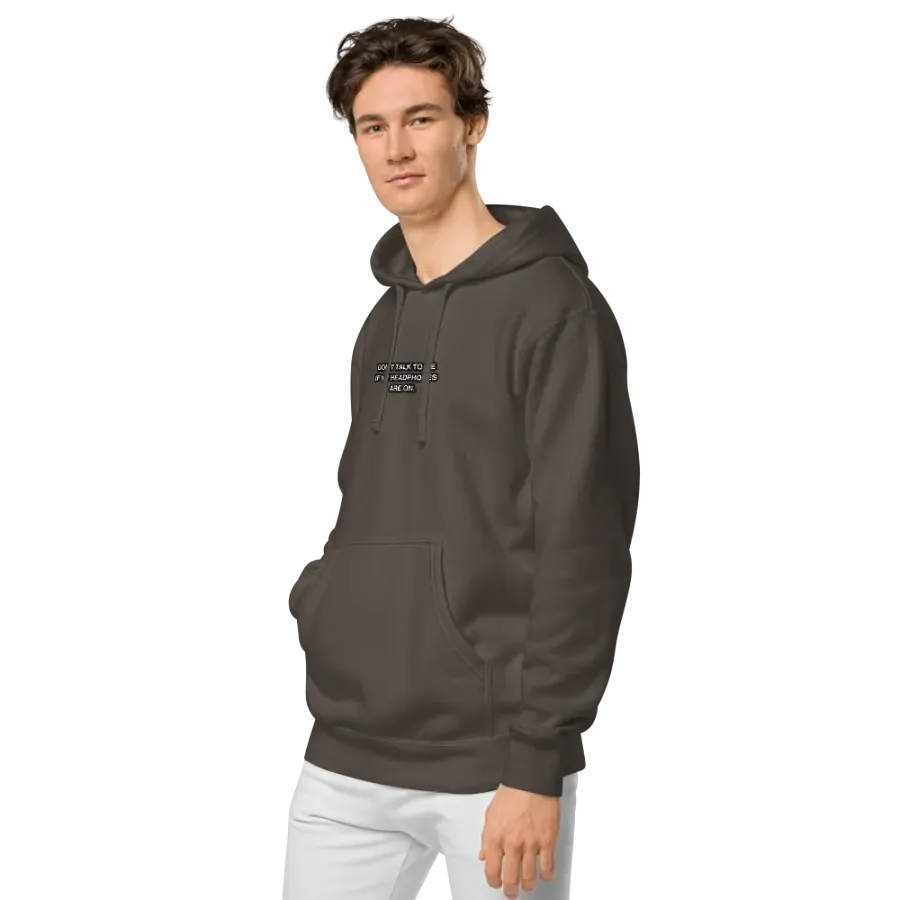 HEADPHONES ON (bubble design 2) embroidered pigment hoodie product image (5)