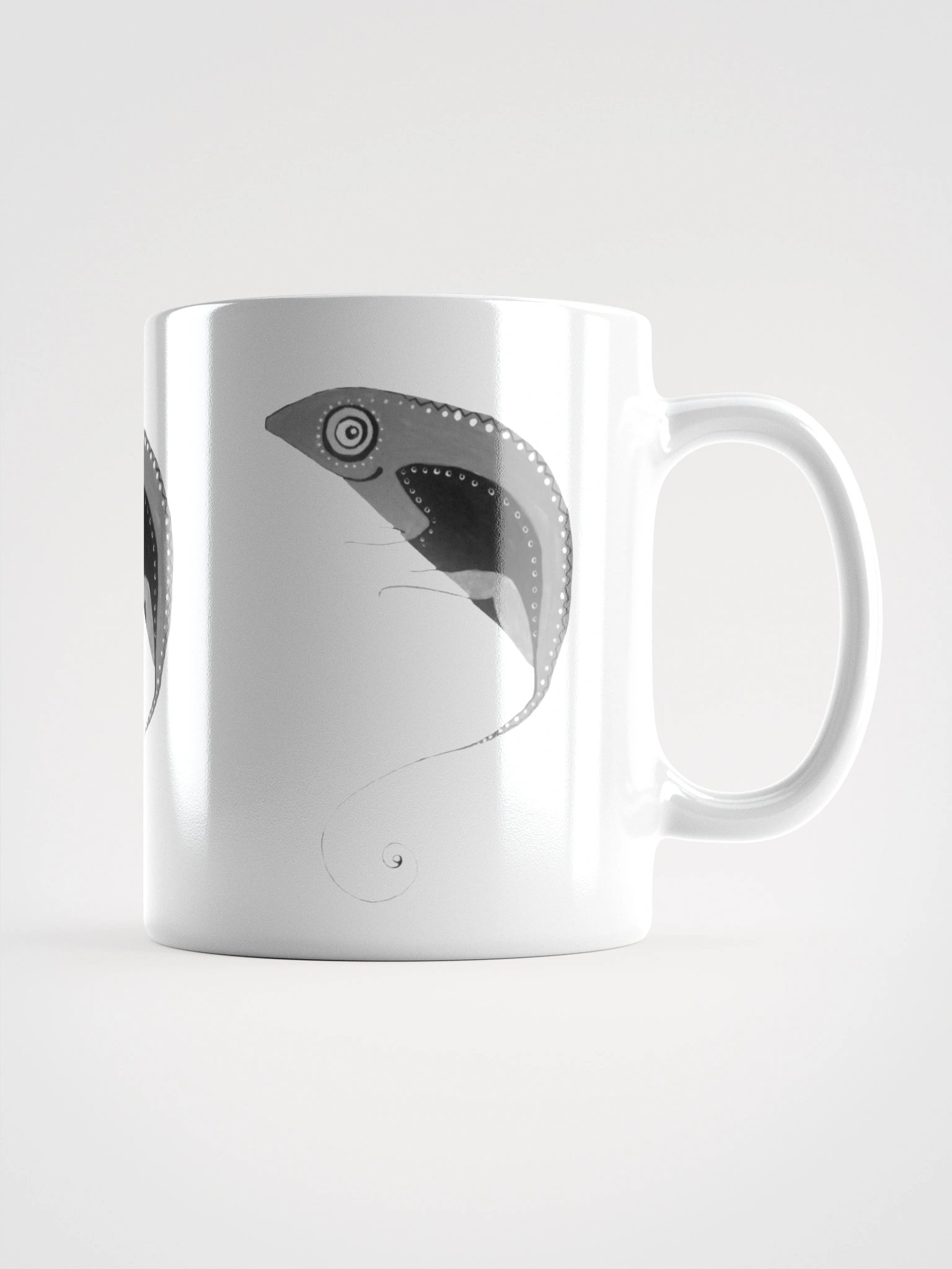 Mystic Lizard Trio - White Glossy Mug product image (3)