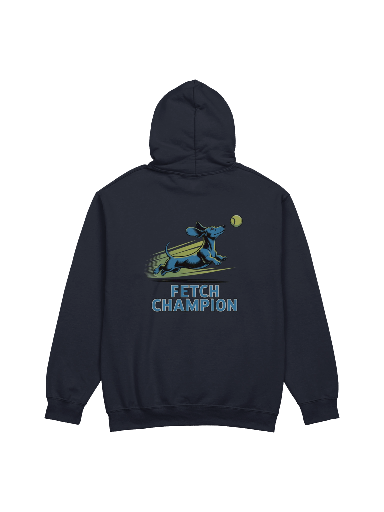 Fetch Champion Hoodie – Athletic Wiener Dog Hoodie for Dachshund Lovers & Dog Sports Fans product image (4)
