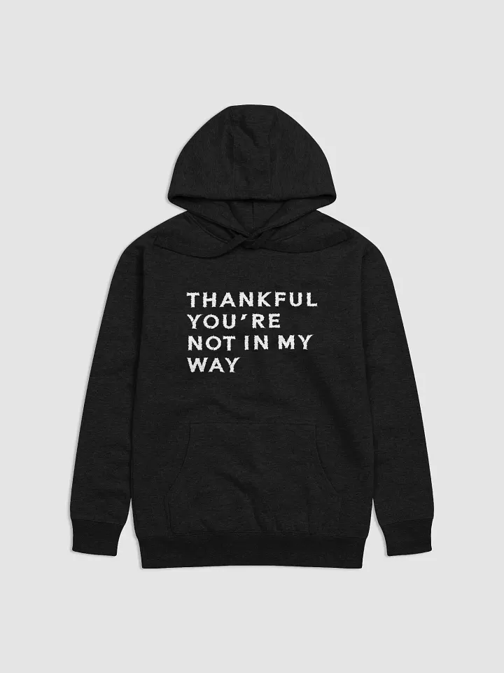 Thankful You're Not in My Way Hoodie - Savage Gratitude Vibe product image (4)