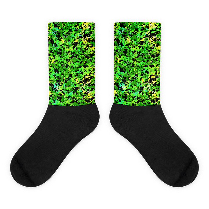 Pixelated Jungle Sublimated Socks product image (1)