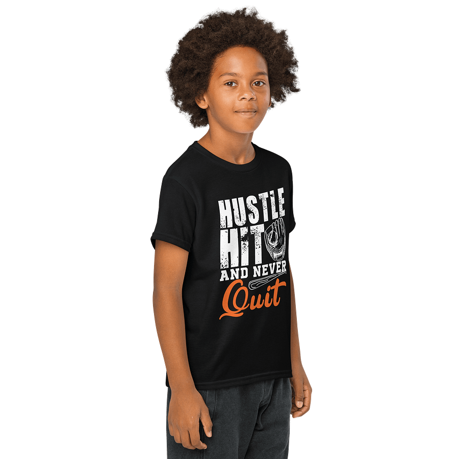 Hustle, Hit, and Never Quit T-Shirt product image (4)