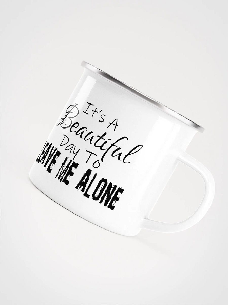 Leave Me Alone (Enamel Mug) product image (5)