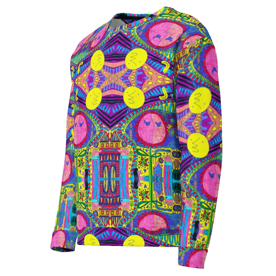 Abstract Surreal Doodle Landscape Mirrored Sweatshirt product image (8)