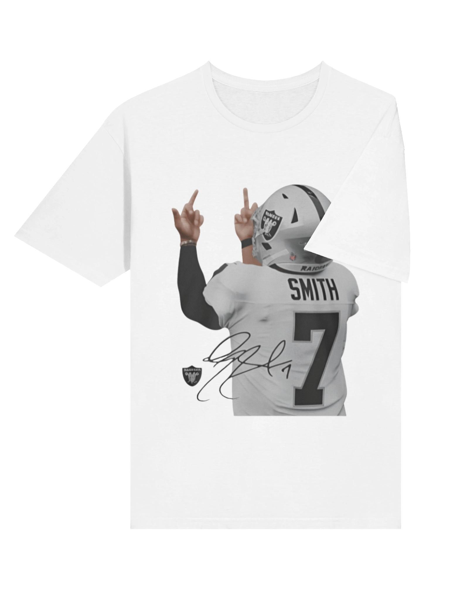 Geno Smith Middle Finger Las Vegas Raiders Signature Shirt product image (4)