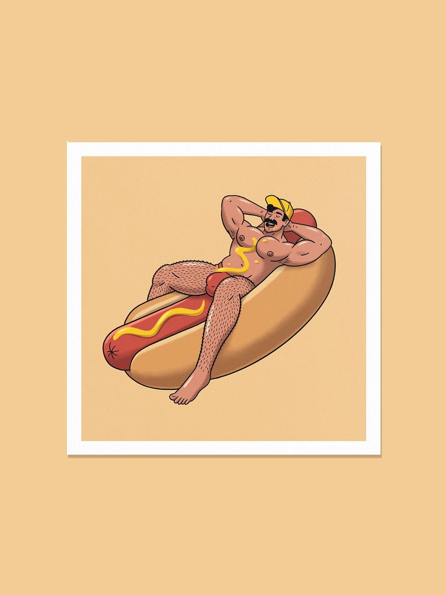 Hot Dog 10x10 Print product image (3)