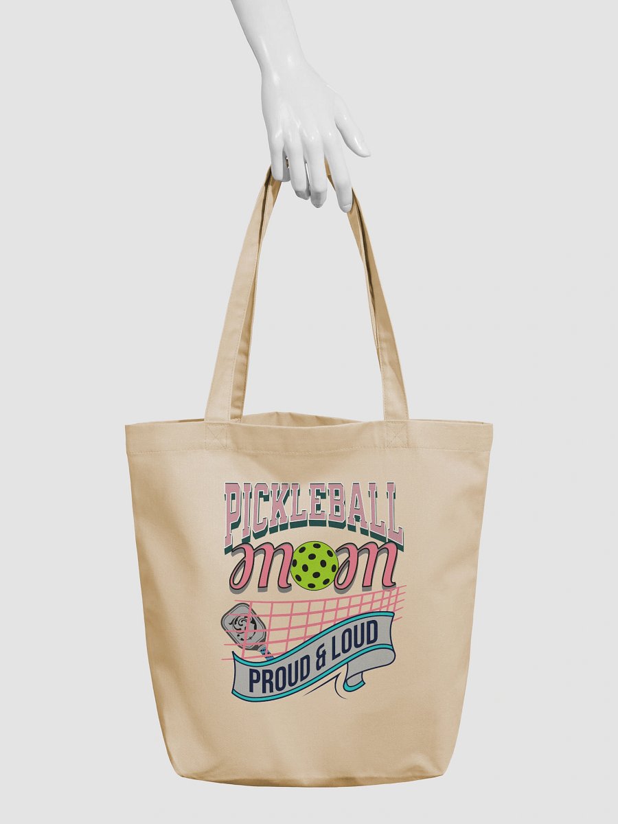 Pickleball Mom Proud And Loud Tote Bag product image (3)