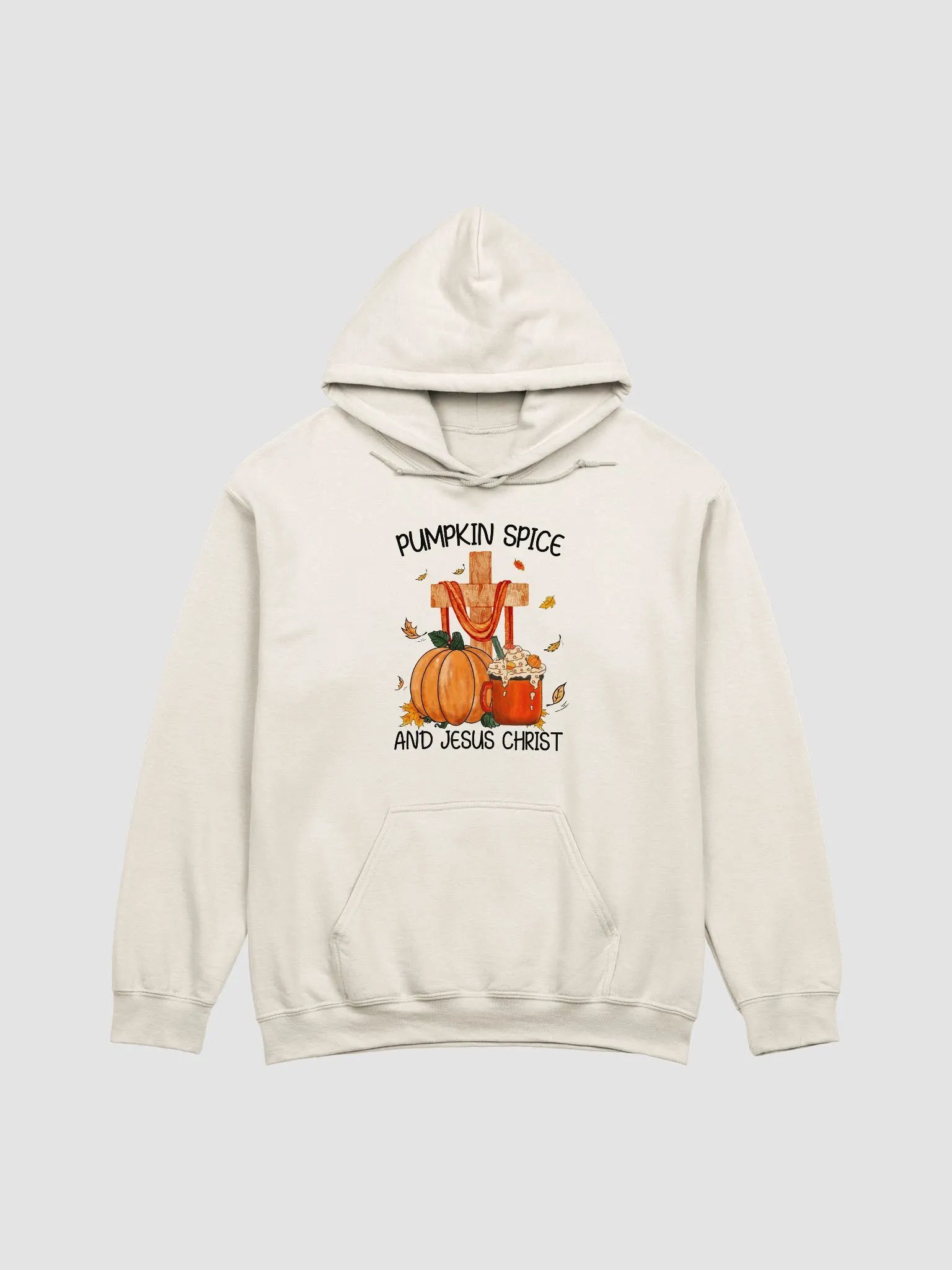 Pumpkin Spice and Jesus Christ Hoodie product image (2)