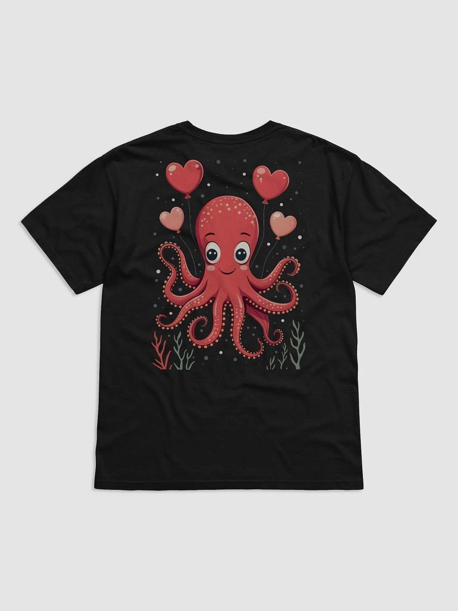 Octopus With Hearts Balloons T-Shirt product image (17)