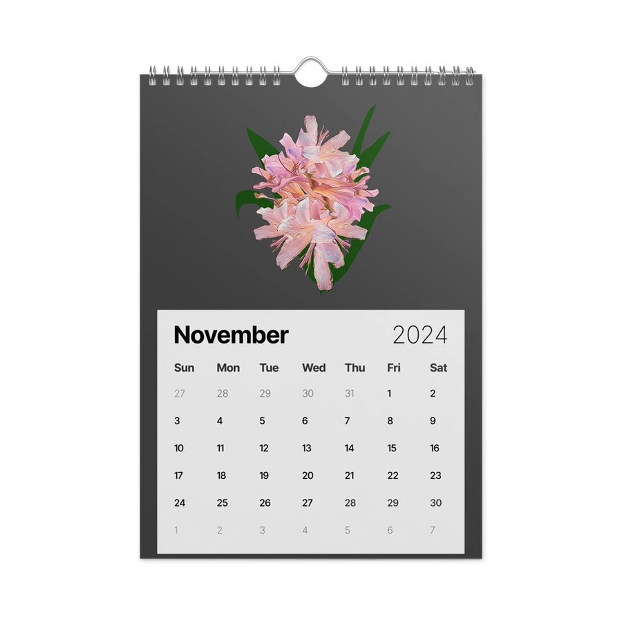 Isolated Flowers 2024 Calendar product image (29)