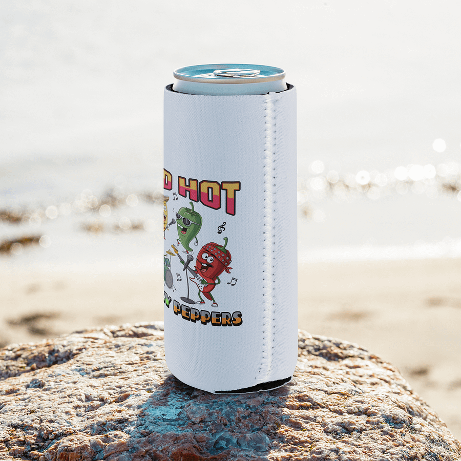 Red Hot Silly Peppers Sizzling Band Can Cooler product image (8)