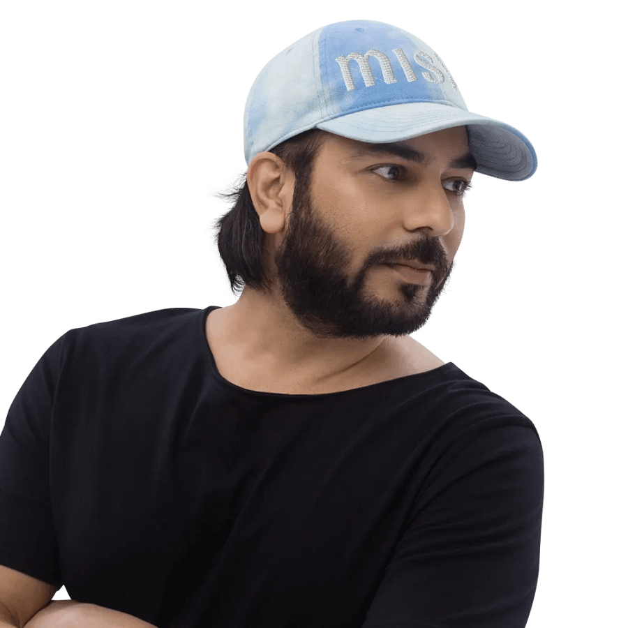 Pixelated Groove Tie-Dye Dad Hat product image (60)