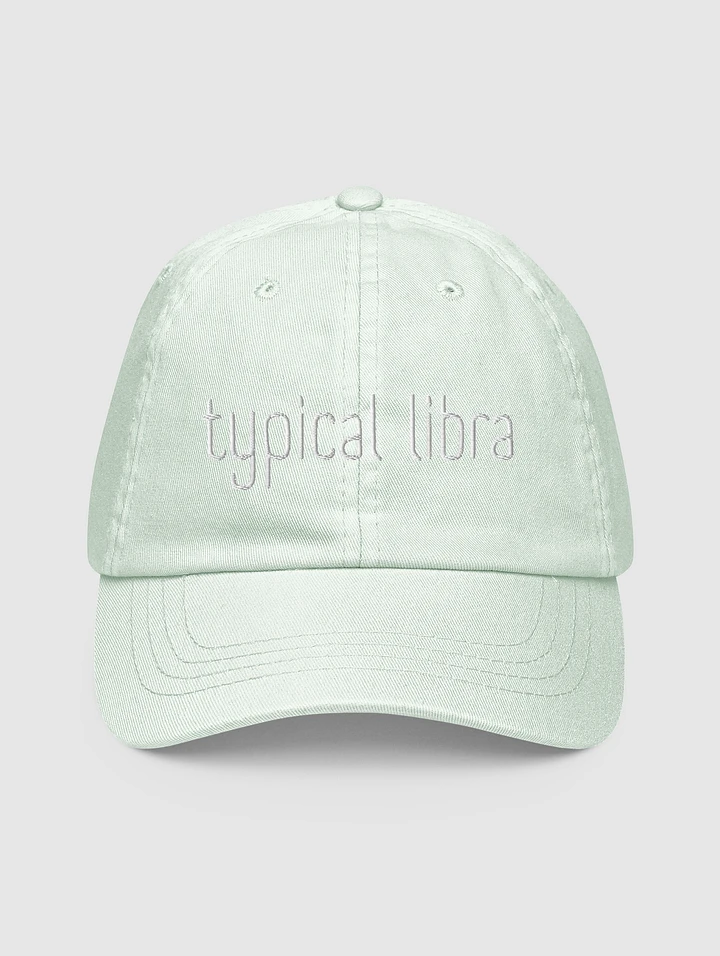 Typical Libra White on Mint Baseball Hat product image (1)