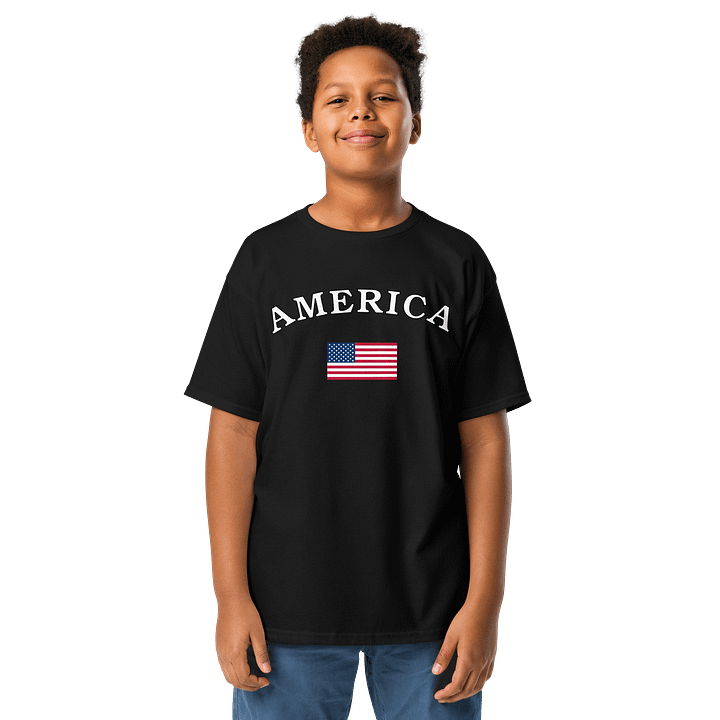 Gildan Youth Classic Tee-America product image (6)