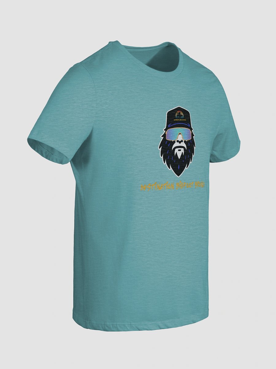 Destination Bigfoot Bronco Bigfoot Logo Bella+Canvas Women's Supersoft Relaxed-fit T-Shirt (Heather Blue Lagoon) product image (8)